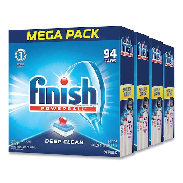 Powerball Dishwasher Tabs, Fresh Scent, PK376
