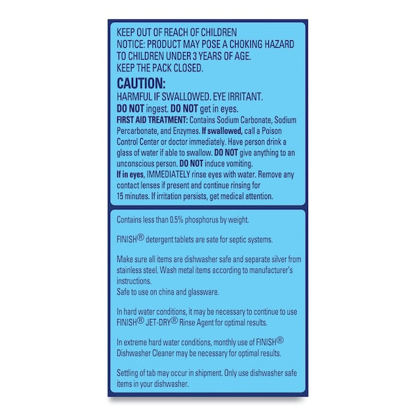 Powerball Dishwasher Tabs, Fresh Scent, PK376