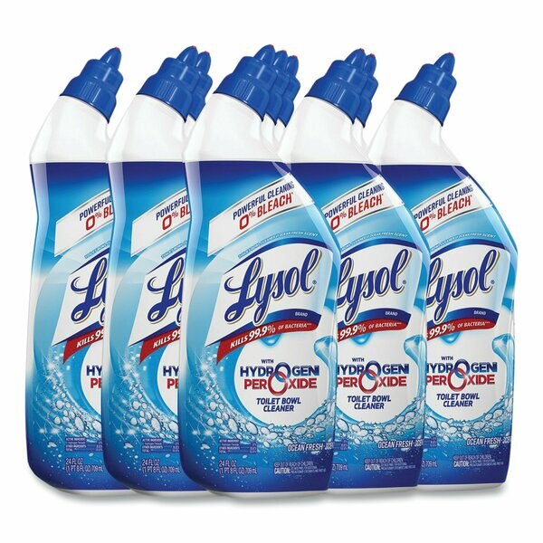 Toilet Bowl Cleaner with Hydrogen Peroxide, Ocean Fresh Scent, 24 oz, PK9
