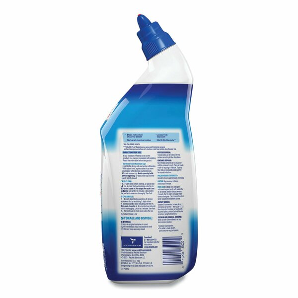 Toilet Bowl Cleaner with Hydrogen Peroxide, Ocean Fresh Scent, 24 oz, PK9