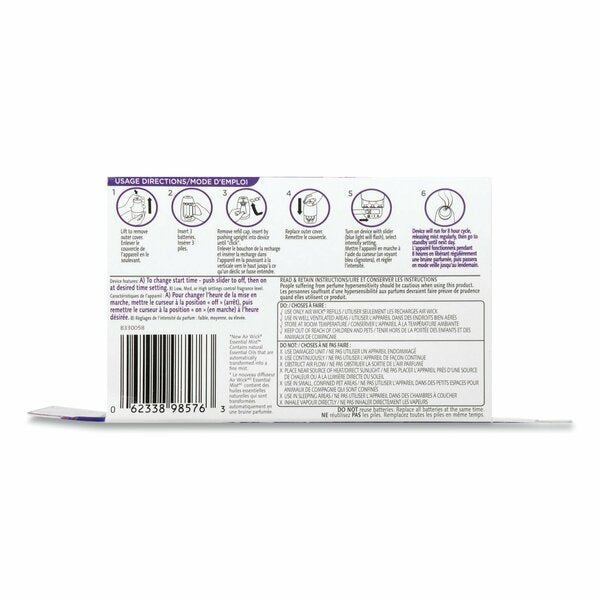 Essential Mist Starter Kit, Lavender and Almond Blossom, 0.67 oz Bottle, PK4