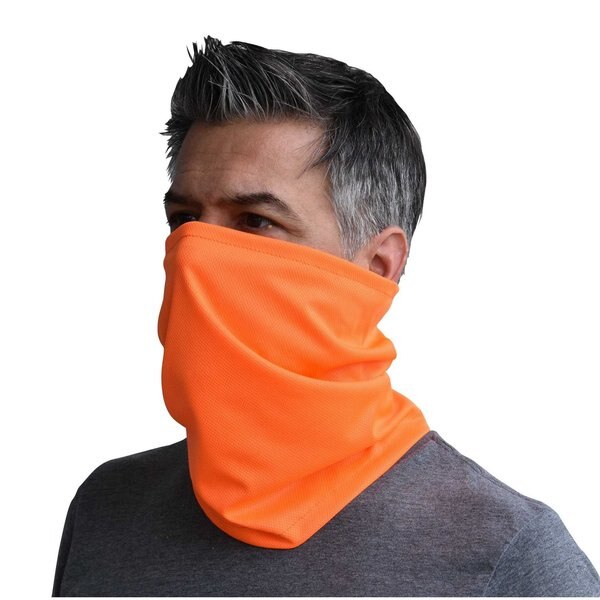 Neck Gaiter, Orange, Pullover Style