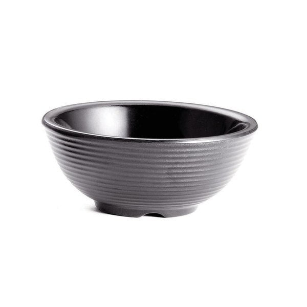 Black Ribbed Ramekins, 2 OZ