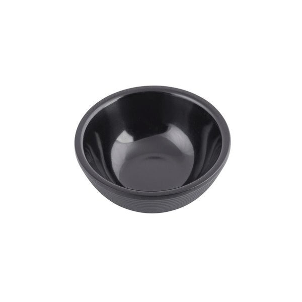 Black Ribbed Ramekins, 2 OZ