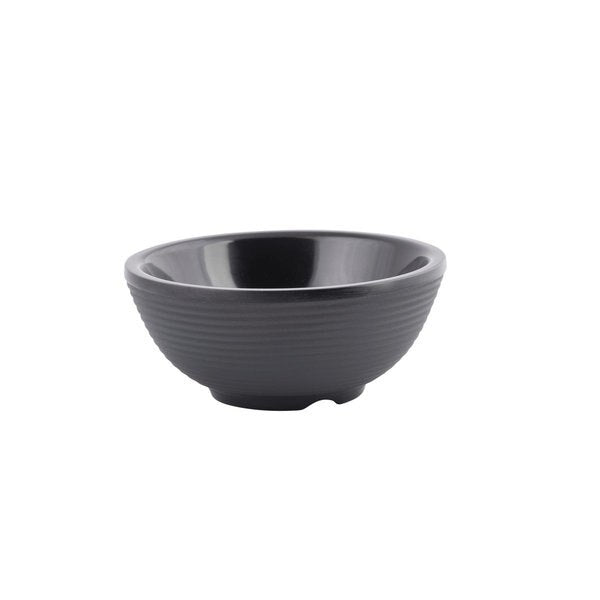 Black Ribbed Ramekins, 2 OZ