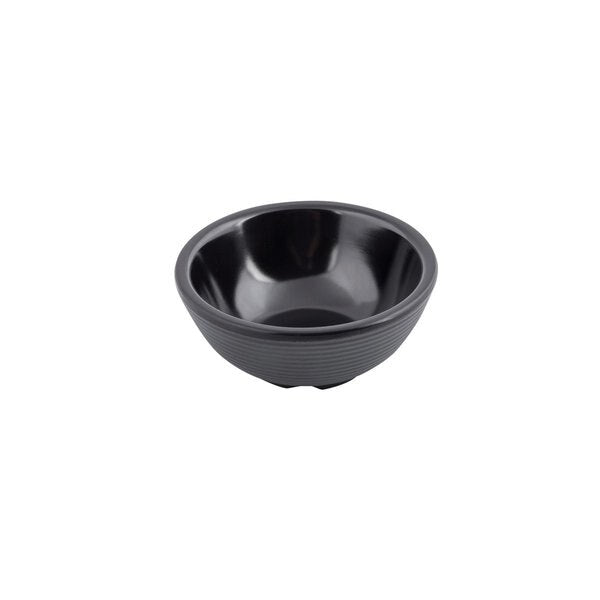 Black Ribbed Ramekins, 3 OZ