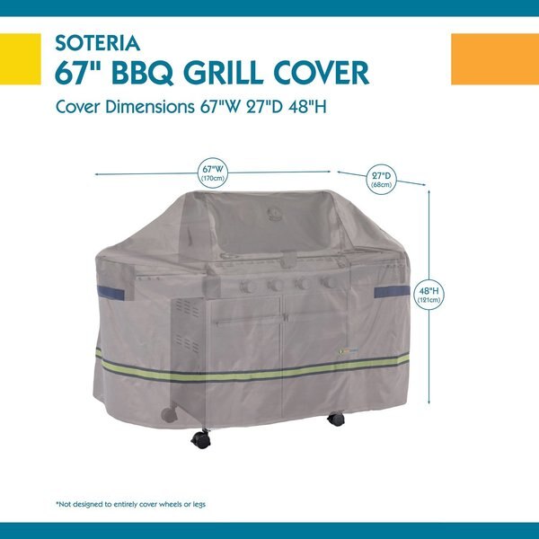 Soteria Heavy Duty Rainproof Patio Barbecue Grill, 27