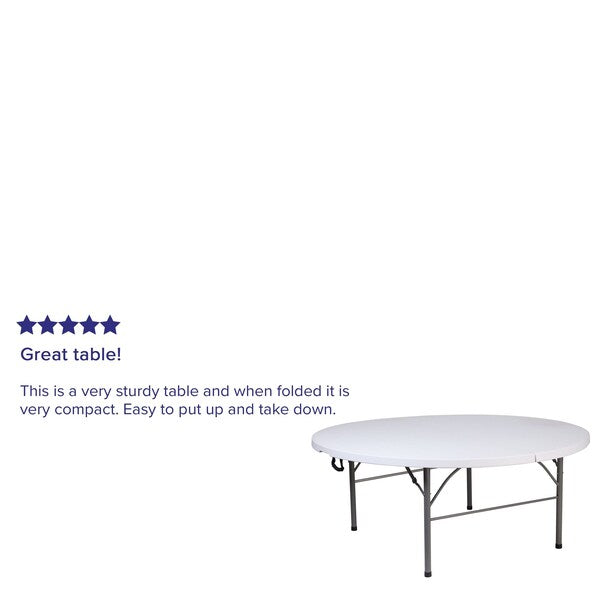 Round Folding Table, 70.75