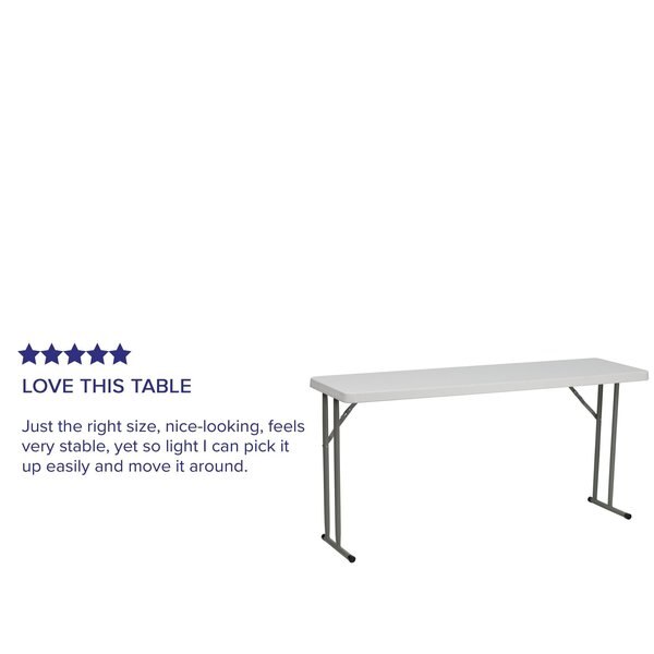 Rectangle Training Table, 18