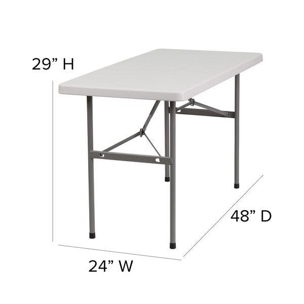 Rectangle Folding Table, 24