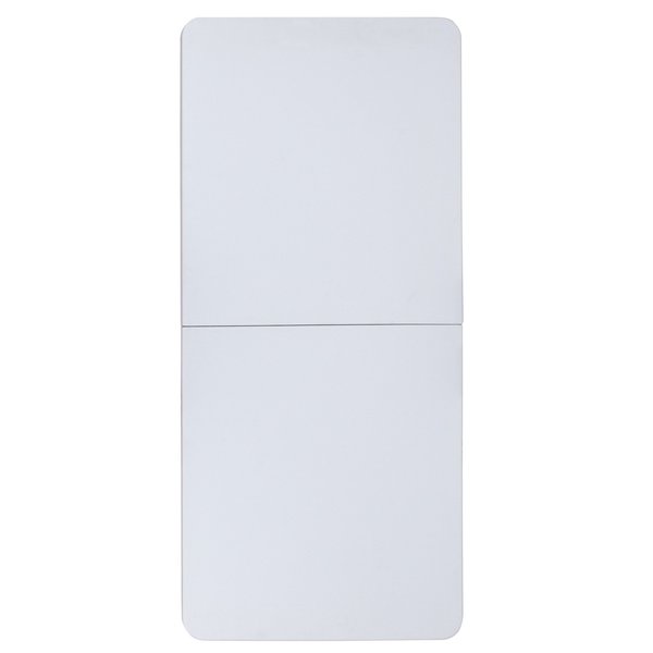 Rectangle Bi-Fold Table, Plstc, White, Adj., 30