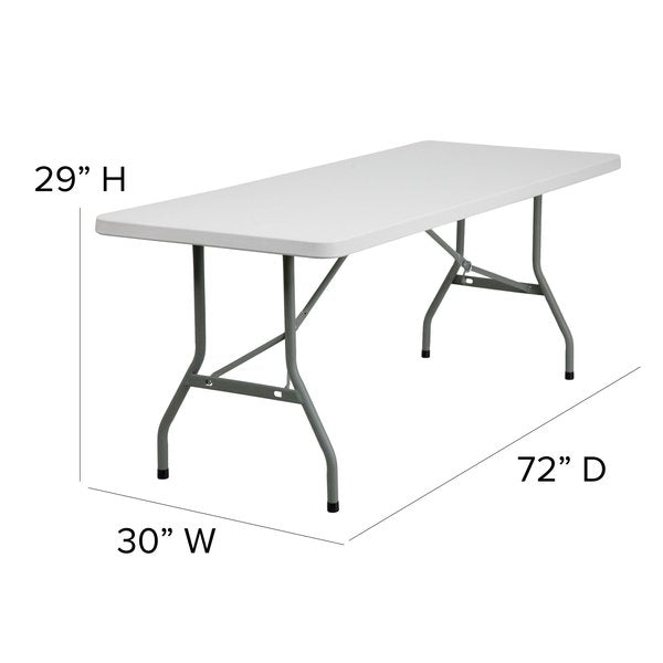 Rectangle Folding Table, 30