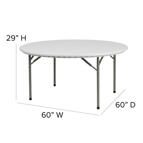 Round Folding Table, 60