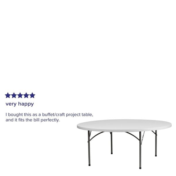 Round Folding Table, 72