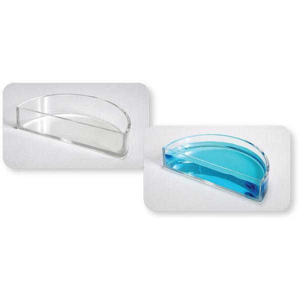 Semi-Circular Refraction Cell, Acrylic,