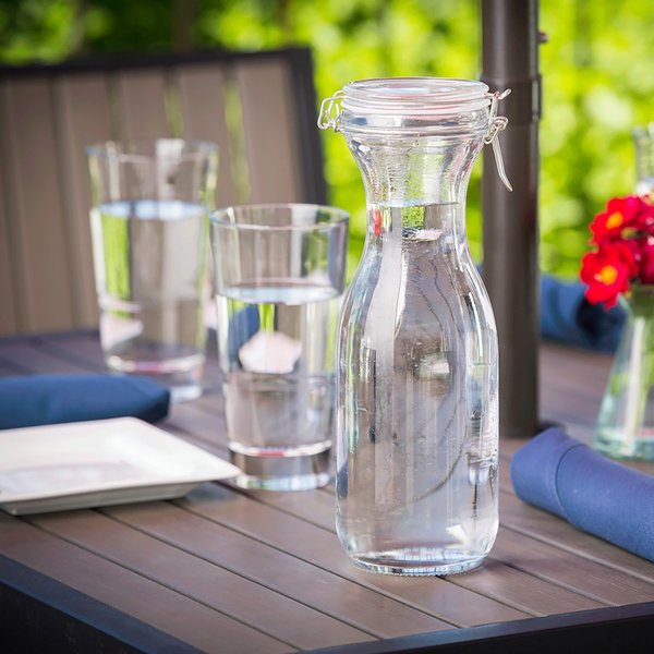 Resealable Glass Carafes, 1 Liter