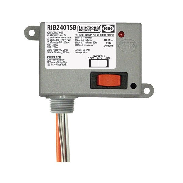 Rib20Amp Hoa 24 Vacdc, 120Vac