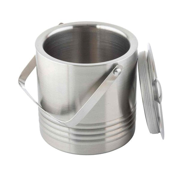 Dbl Wall Room Service Ice Bucket, SS