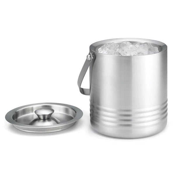 Dbl Wall Room Service Ice Bucket, SS