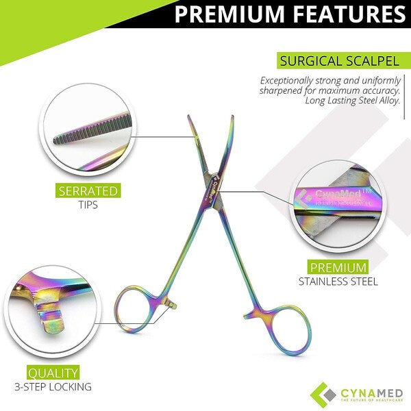 Multi Color Rainbow Mosquito Hemostat Fo