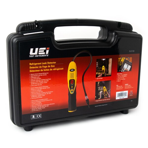 NIST Certified Refrigerant Leak Detector w/ Solid Electrolyte Sensor