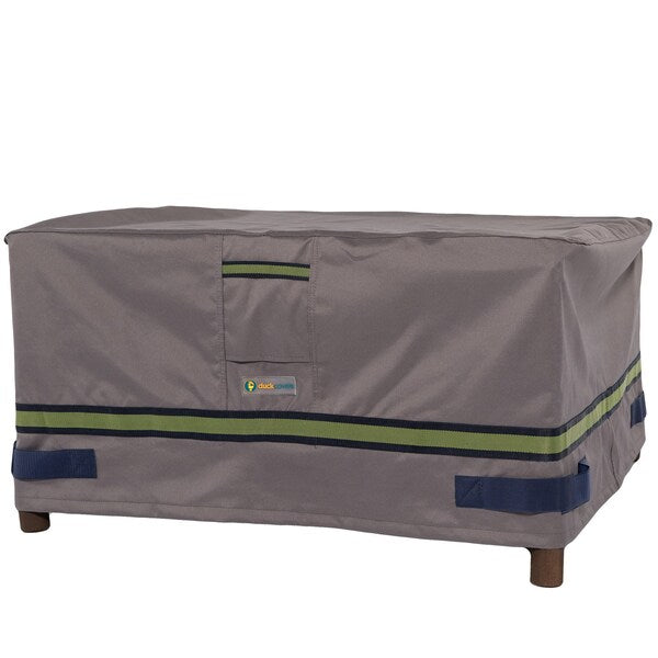 Soteria Grey RainProof Patio Rect. Ottoman Cover, 40