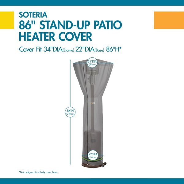 Soteria RainProof Stand-Up Patio Heater Cover, 34