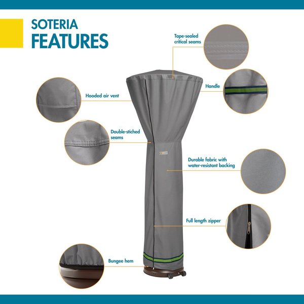 Soteria RainProof Stand-Up Patio Heater Cover, 34
