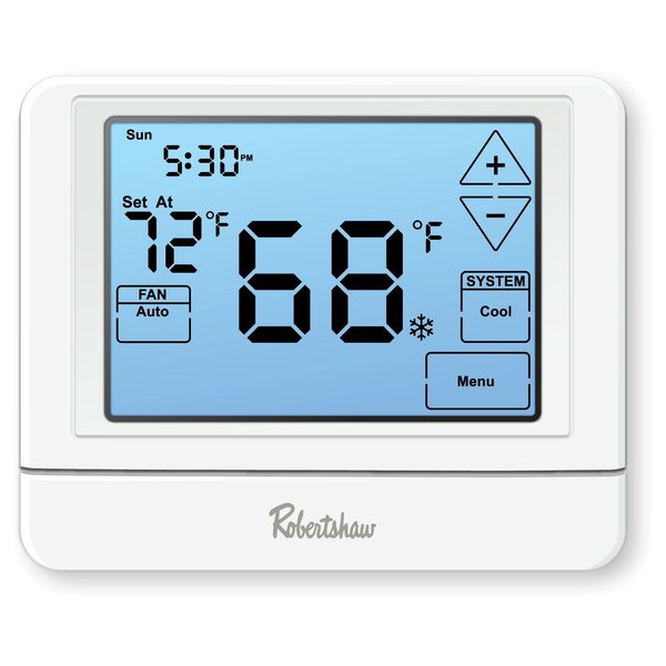 Digital Wall Thermostat, White, 1