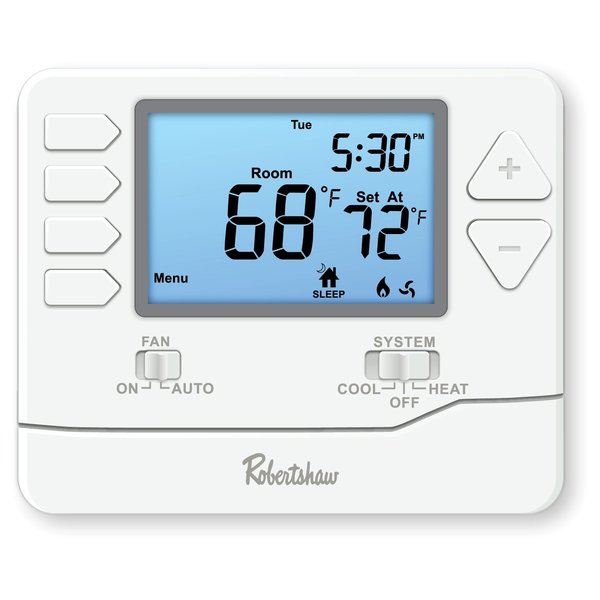 Digital Wall Thermostat, White, 1