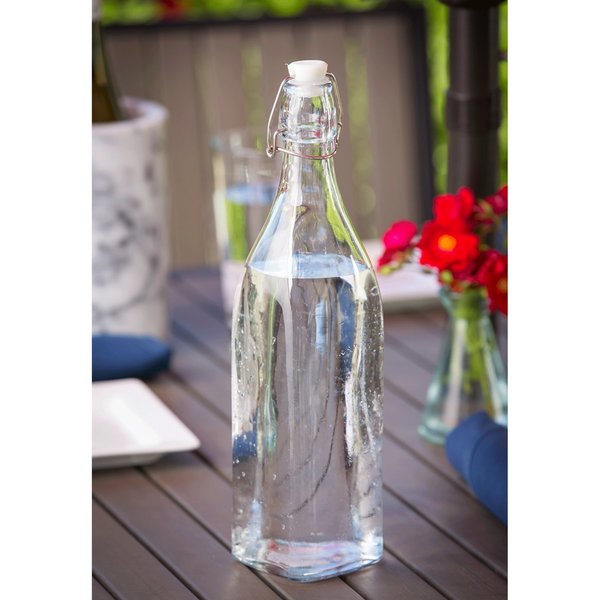 Resealable Prima Glass Bottle, 34 OZ