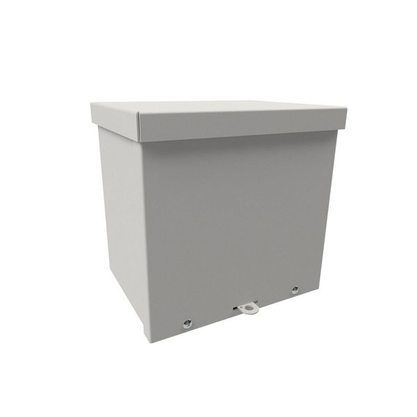 30 in H x 30 in W x 12 in D Mounting Holes Mount N3R SCREW CVR WALL MNT 30X30X12 CS, GRY