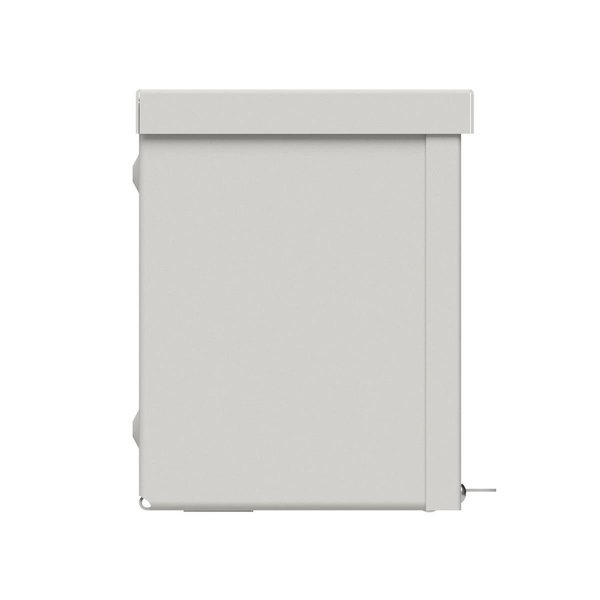 36 in H x 36 in W x 12 in D Mounting Holes Mount N3R SCREW CVR WALL MNT 36X36X12 CS, GRY