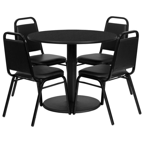 Round Laminate Table, 36