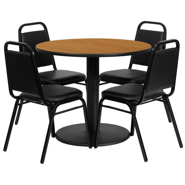 Natural Lam, Banquet Chair, Rnd, 36