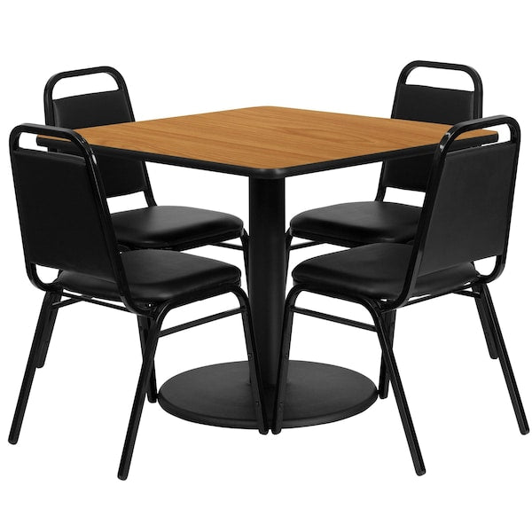 Square Natural Laminate Table, 36