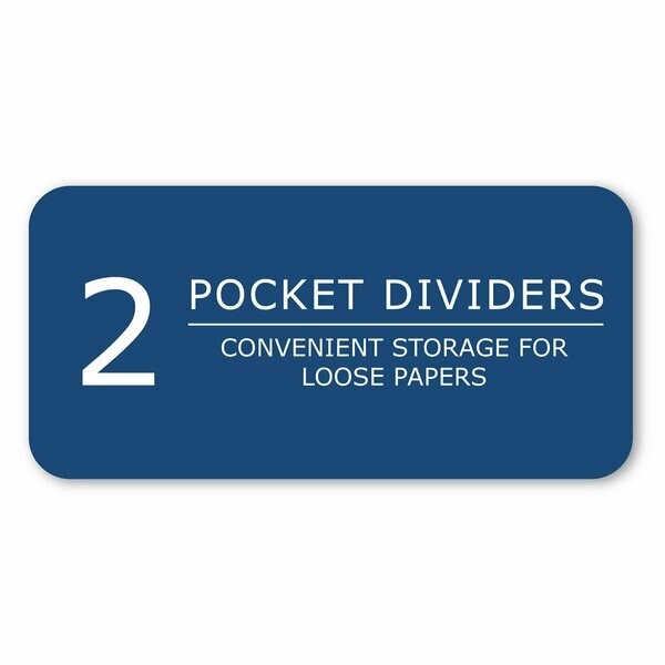 Case of 2 Subject Notebooks, 2 Pockets, 11