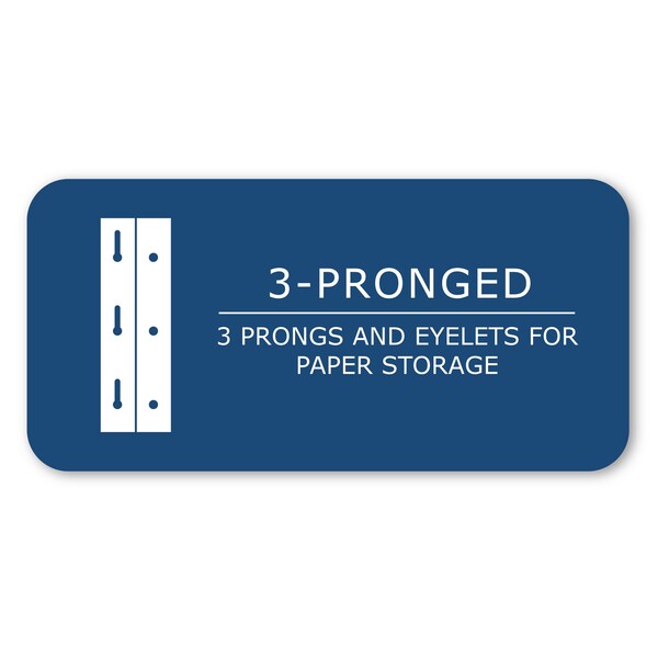 Case of White Pocket Folders w/Prongs, 11.75