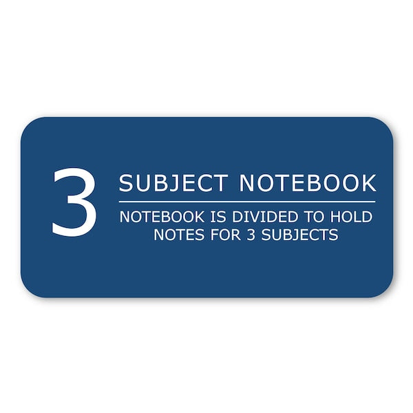 Case of 3 Subject 1 Pkt Wirebound Notebooks, 11