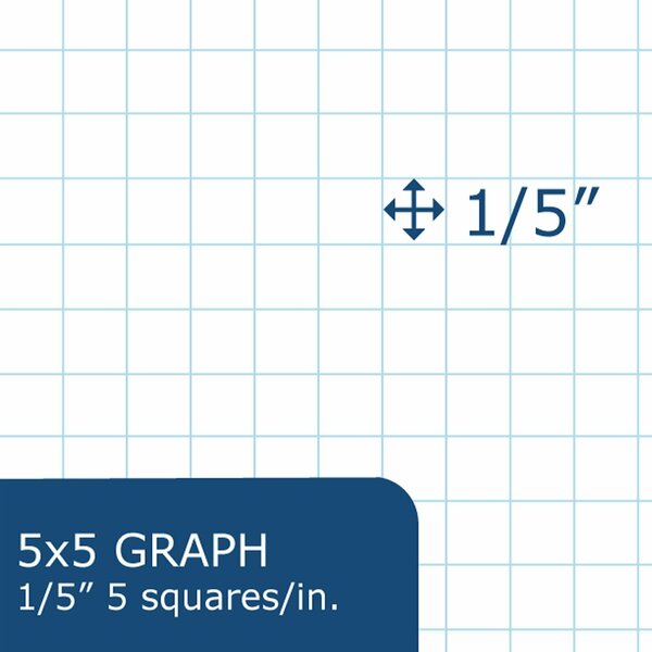 Case of Signature Black Marble Comp Notebooks, 5x5 Graph Ruled, 80 Sheets, Oversized 10.25