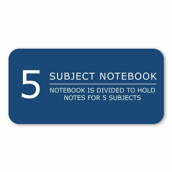Case of 5 Subject Wirebound Notebooks, 11