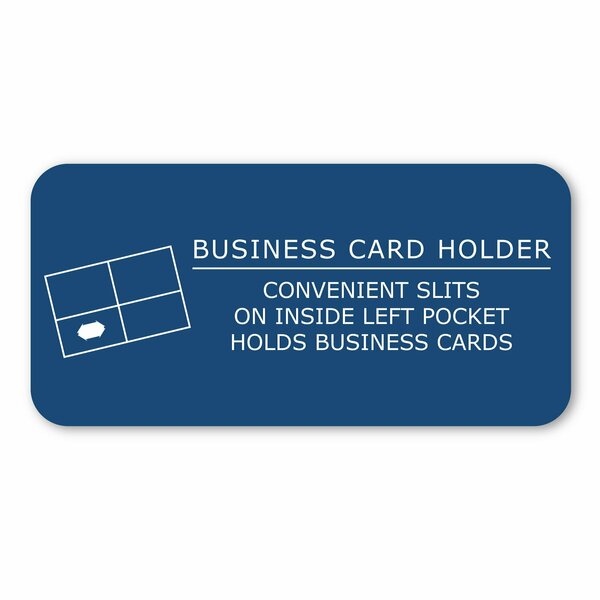 Case of Dark Blue Paper Pocket Folders, 11.75