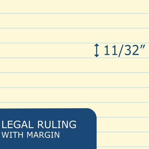 Case of Canary Legal Pads, 8.5