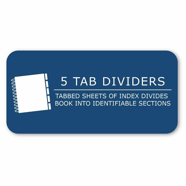 Case of 5 Subject Wirebound Notebooks, 11
