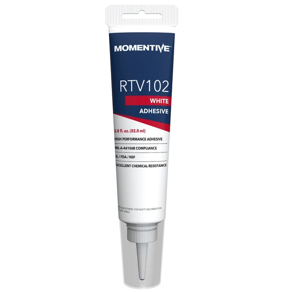 Sealant, Silicone, 10.1 oz., White, 10.1 oz, White, Temp Range -75Â° to 400Â° F