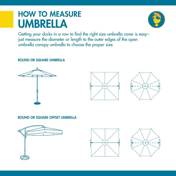 Soteria Grey RainProof Patio Umbrella Cover, 19