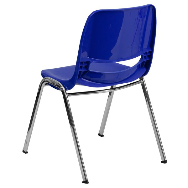 Stach Chair, Navy w/Chrome Frame, 14
