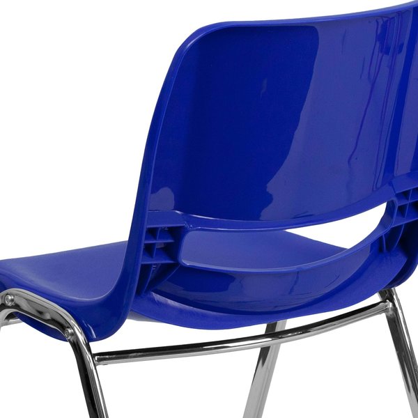 Stach Chair, Navy w/Chrome Frame, 14