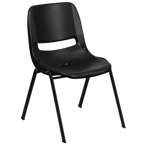 Stack Chair, Frame, Black, 14