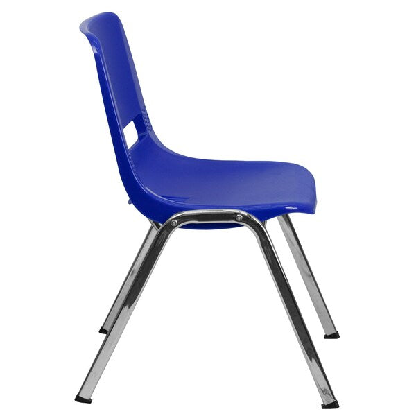 Stach Chair, Navy w/Chrome Frame, 16